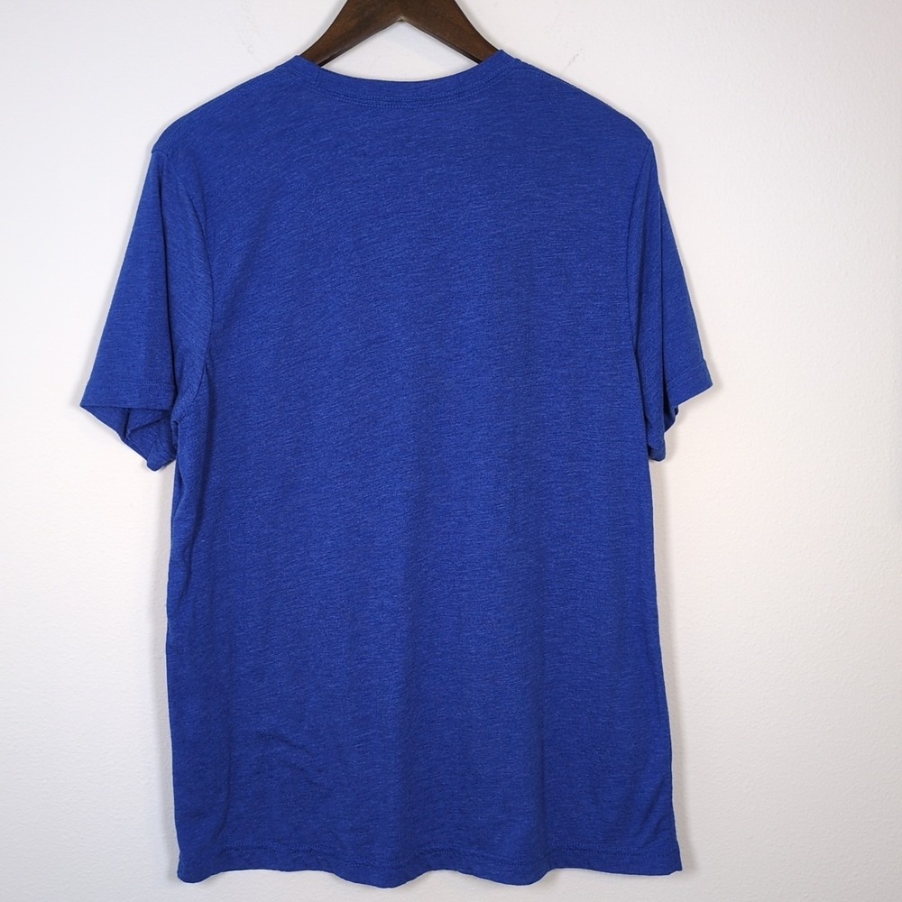 Ring Of Fire T- Shirt Blue With Emblazoned SAVAGE Red and White Print Sz Large - Picture 4 of 5